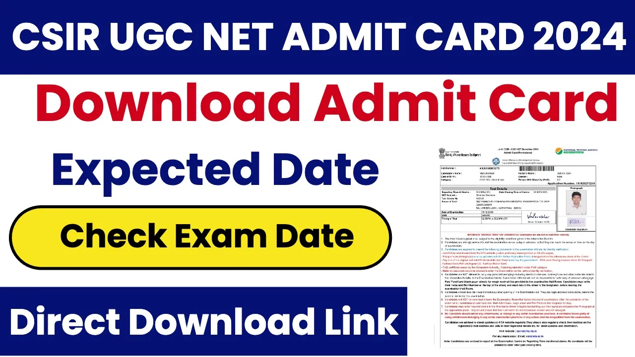 Csir Net June 2024 Admit Card Release Date Caril Sibelle